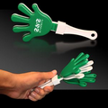 7" Hand Clapper - Green & White